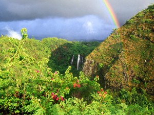 rainbow-over-opaekaa-falls-kauai-hawaii